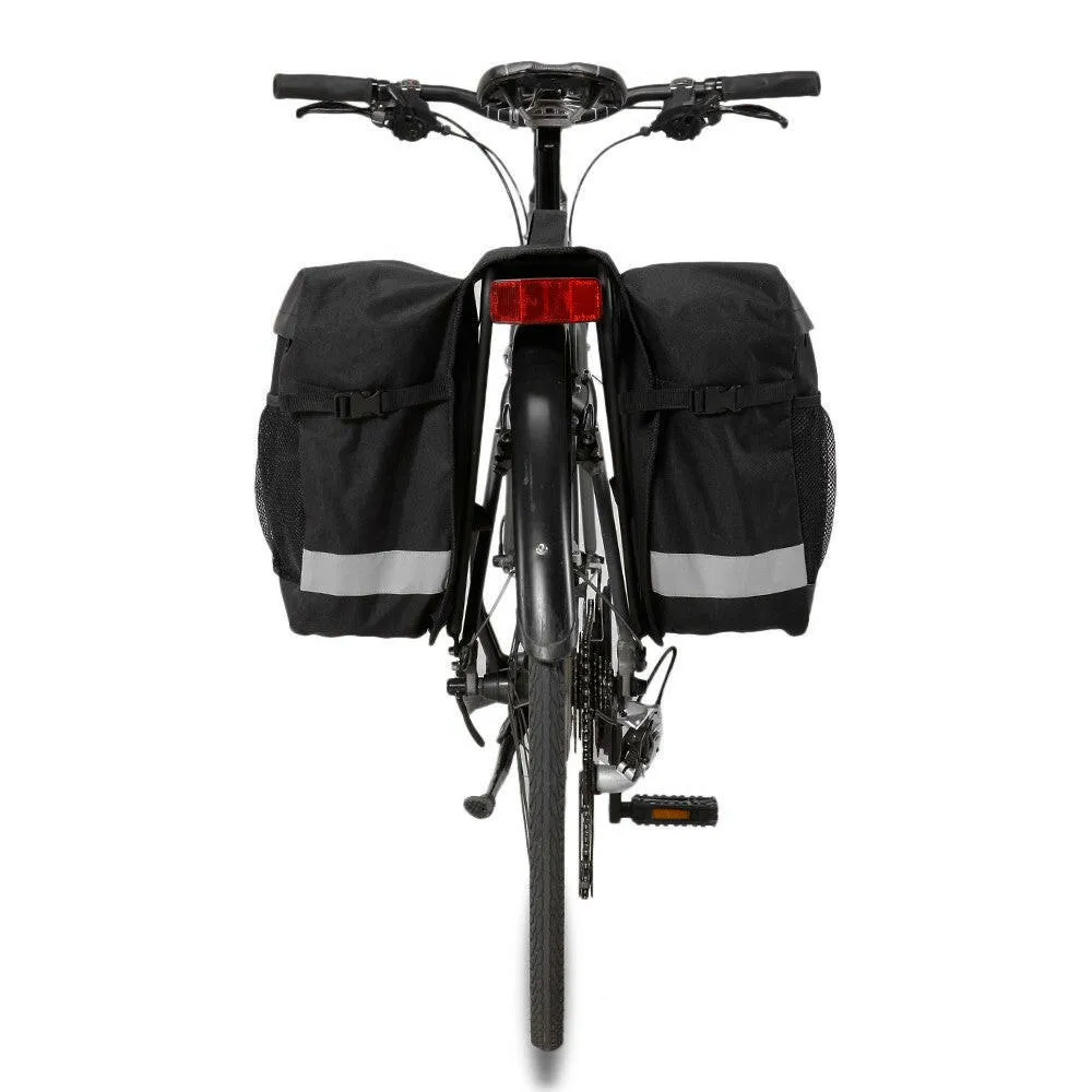 28L Large Capacity Bicycle Trunk Bag Cycling Bike Rear Rack Luggage Grocery Pannier Bag