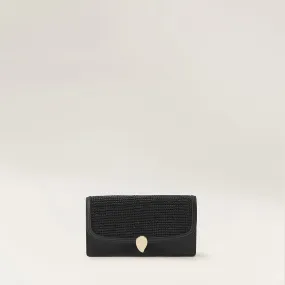 Adelie Wallet With Raffia