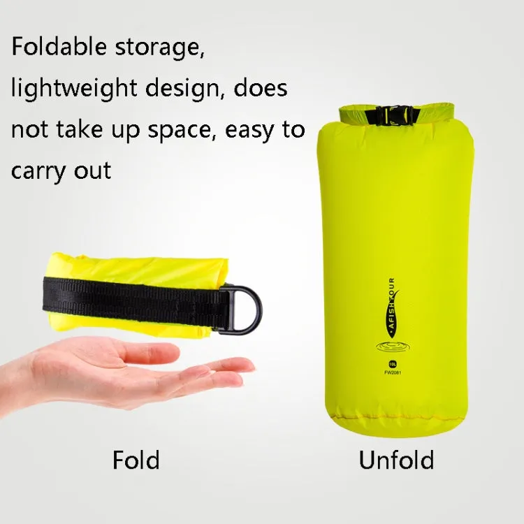 AFISHTOUR Outdoor Bunch Storage Bag Multi-Function Light Thin Waterproof Storage Bag, Size: 10L(Black)