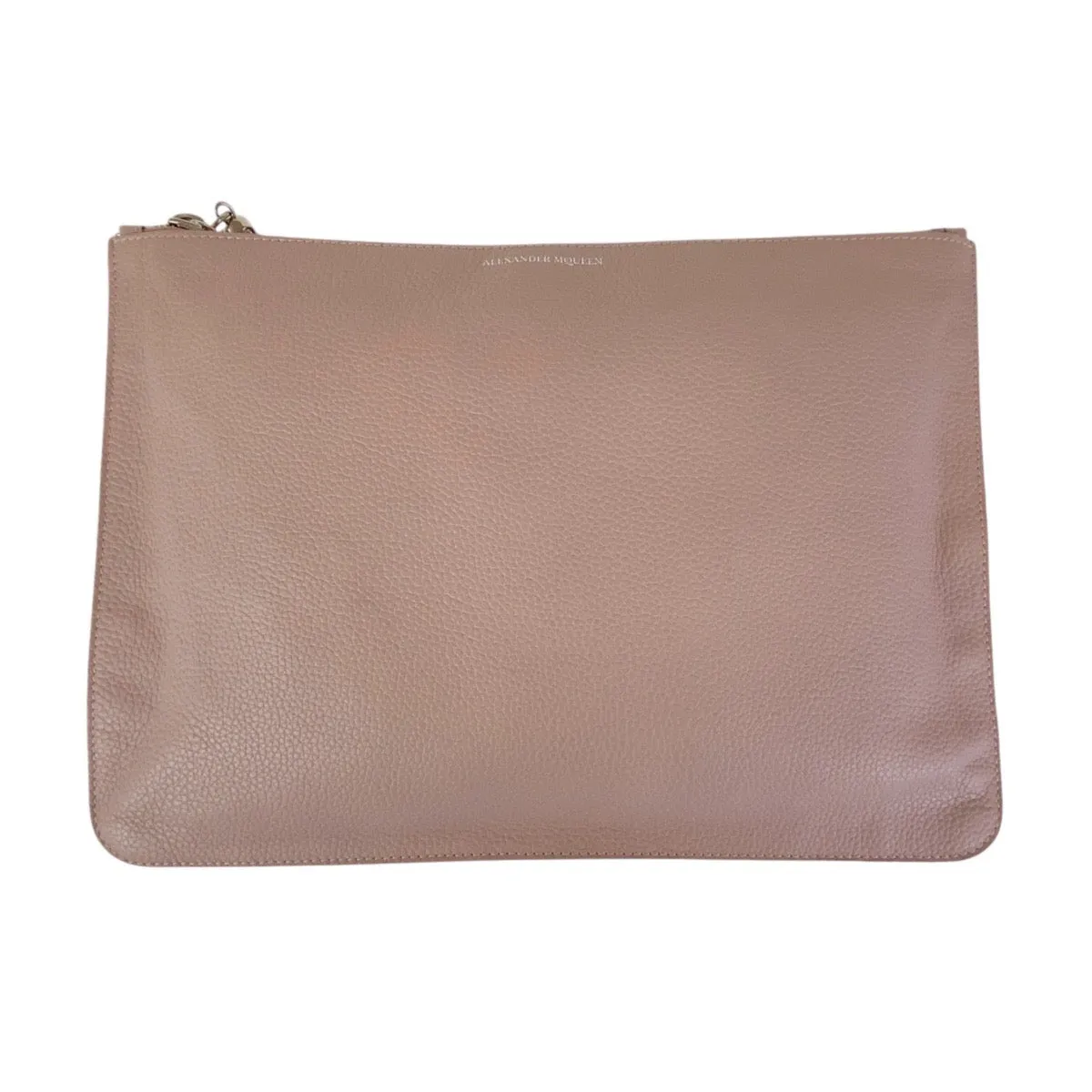 Alexander McQueen Pink Leather Clutch Bag