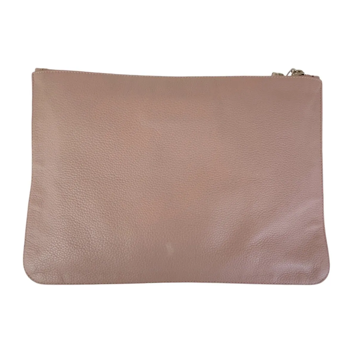 Alexander McQueen Pink Leather Clutch Bag