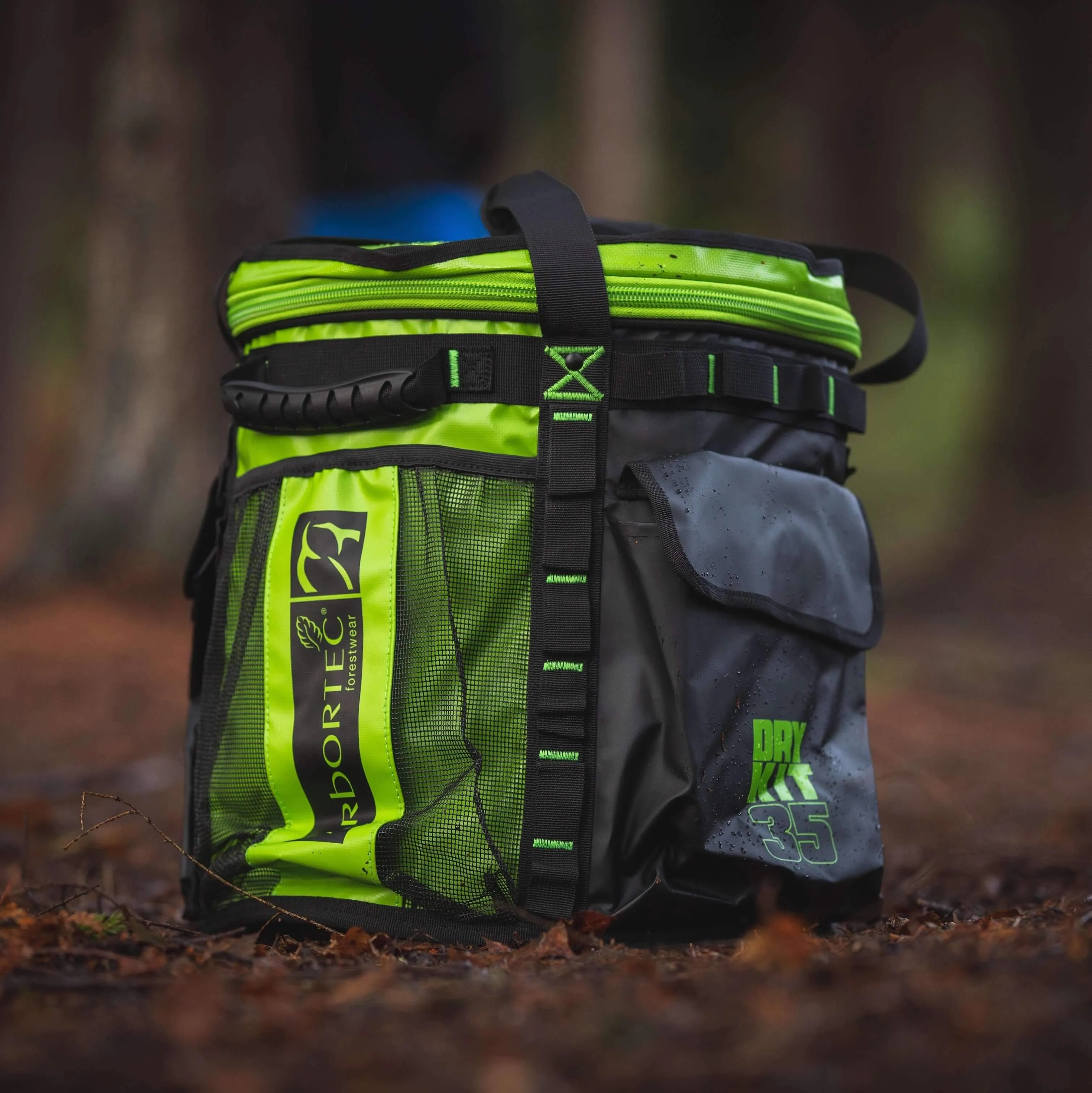 AT105-35 Cobra DryKit Rope Bag Lime/Black - 35 Litre