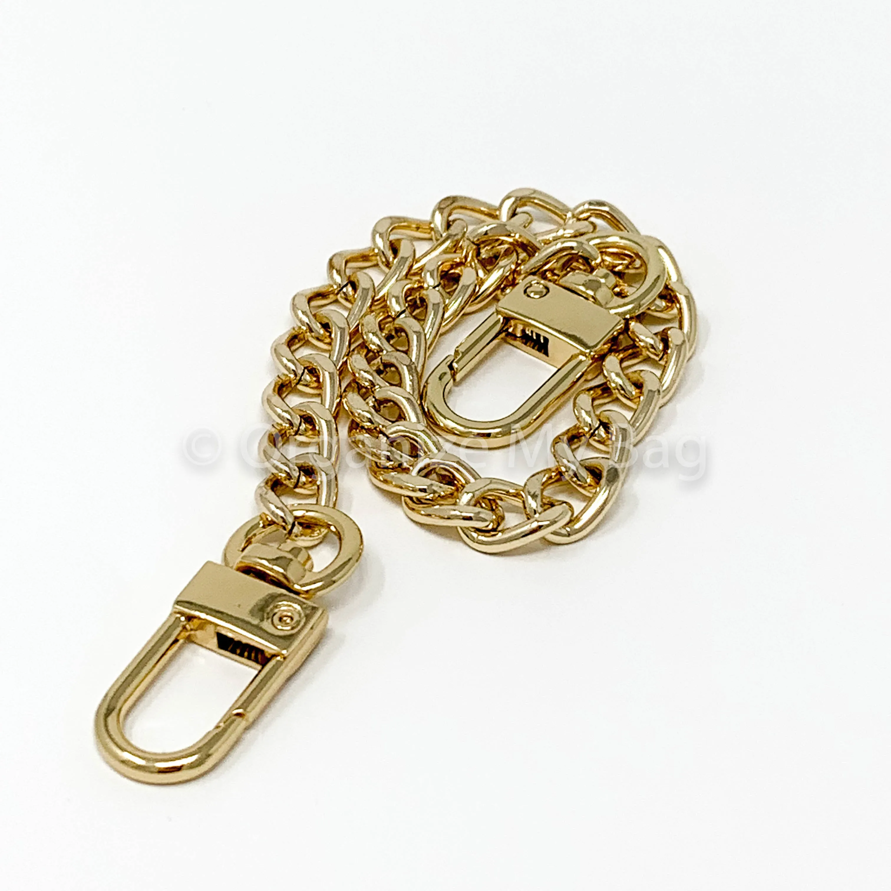 Bag Charm with Double Clasp