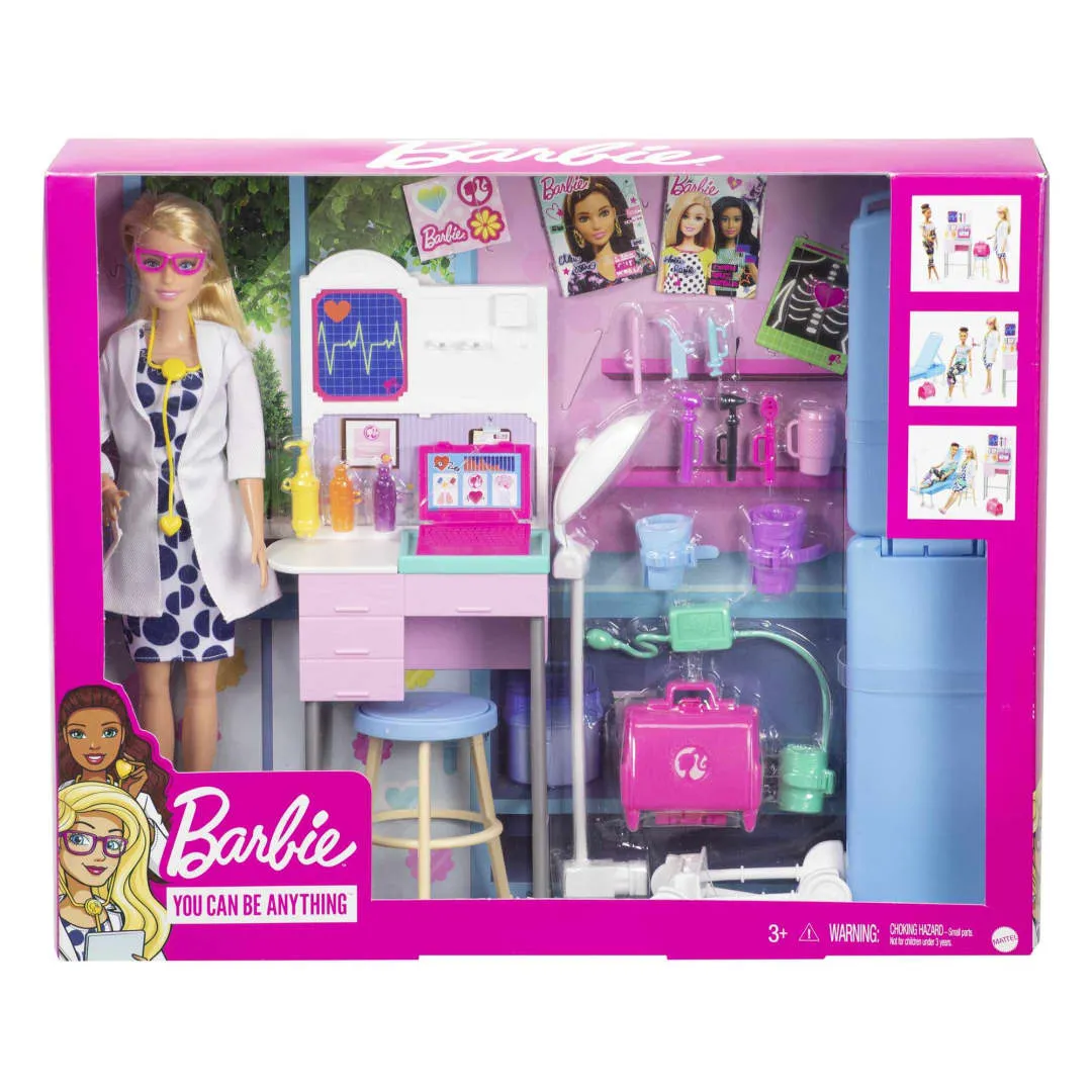 Barbie Careers You Can Be Anything Medical Doctor Playset by Mattel