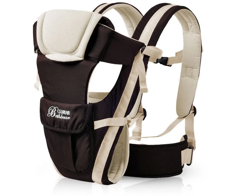 Bass Bear Carrier Double Shoulder Four Seasons Maternal and Child Multifunctional Baby Carrier