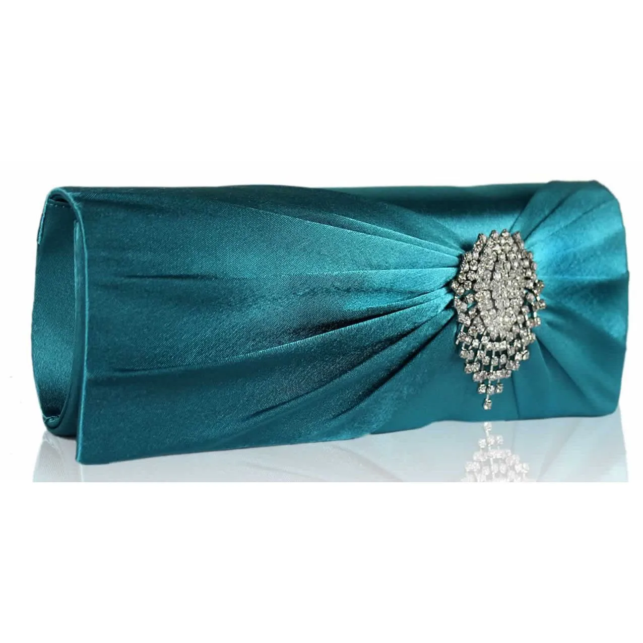 Belle Luxury Satin Clutch Handbag