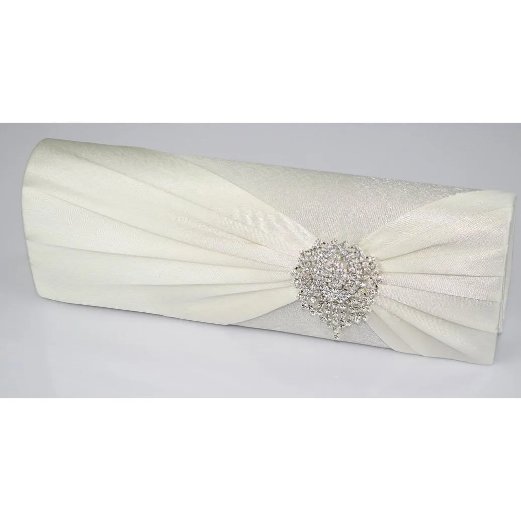 Belle Luxury Satin Clutch Handbag