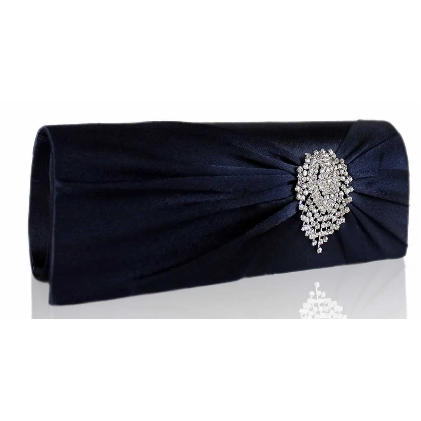 Belle Luxury Satin Clutch Handbag