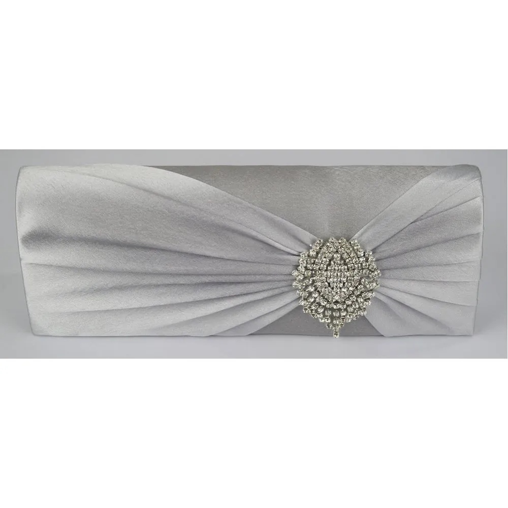 Belle Luxury Satin Clutch Handbag