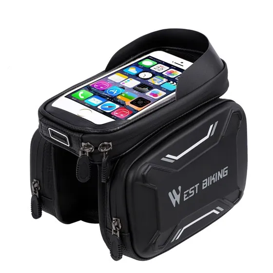 Bicycle Bag Front Frame MTB Bike Bag Cycling Accessories High Quality Waterproof Touch Screen Top Tube Phone Bag