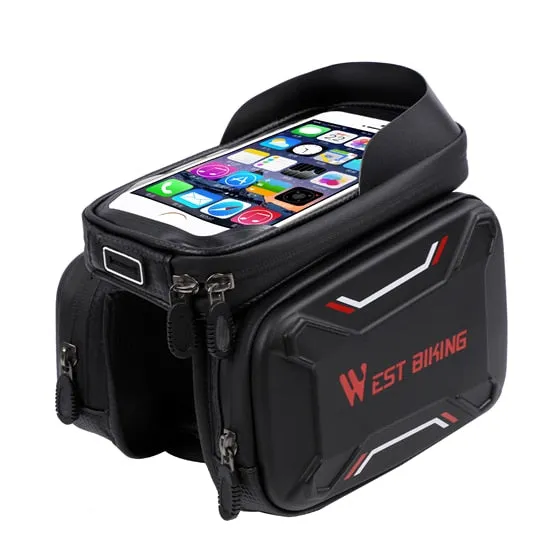 Bicycle Bag Front Frame MTB Bike Bag Cycling Accessories High Quality Waterproof Touch Screen Top Tube Phone Bag