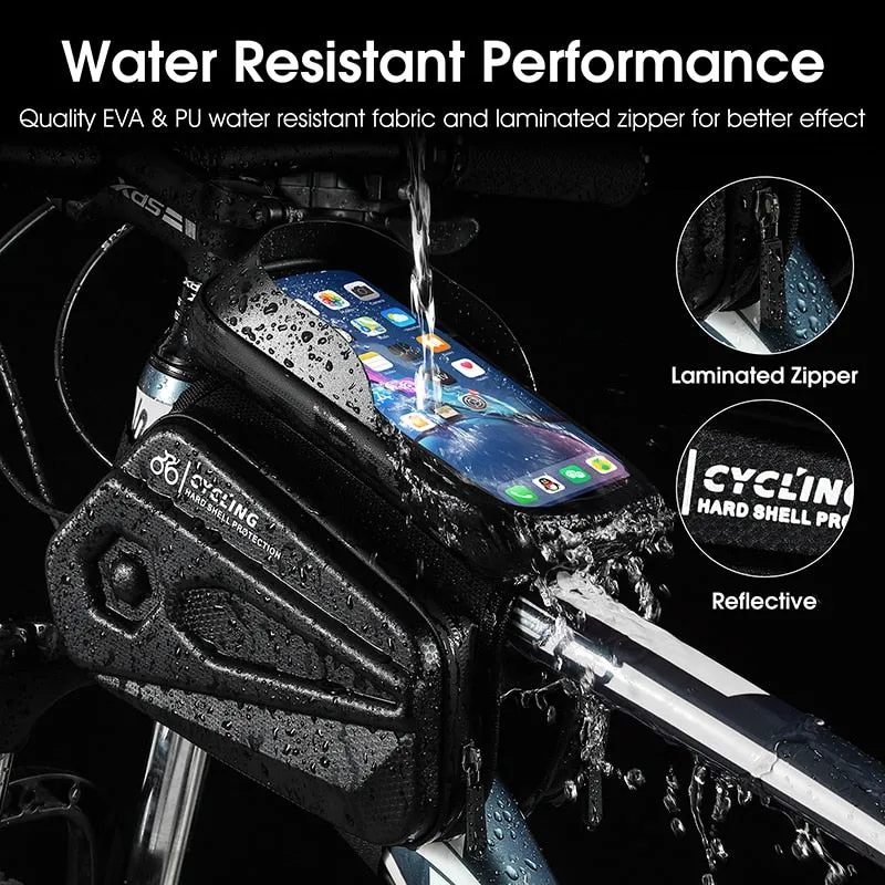 Bicycle Bag Front Frame MTB Bike Bag Cycling Accessories High Quality Waterproof Touch Screen Top Tube Phone Bag