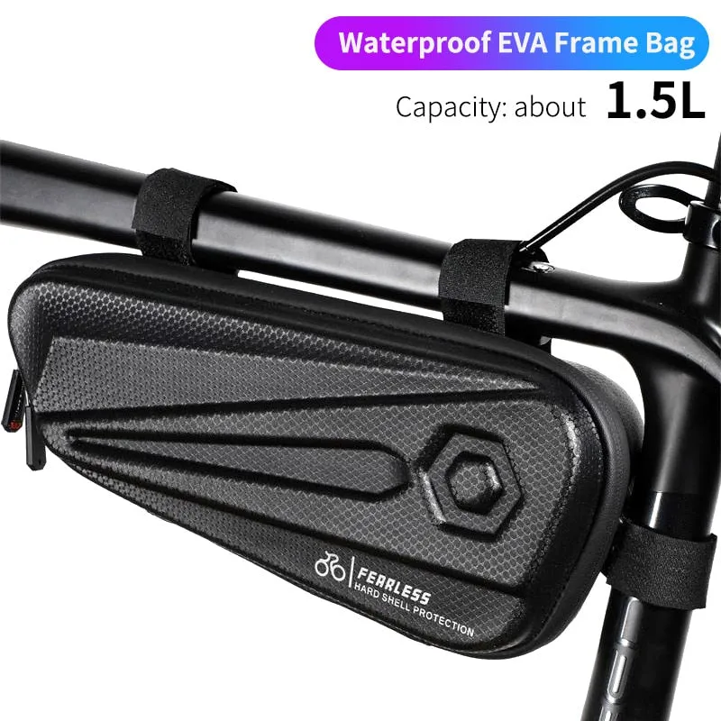 Bicycle Bag Front Tube Frame Cycling Triangle Bag Large Capacity MTB Road Bike Tools Pannier Bicycle Bag Accessories