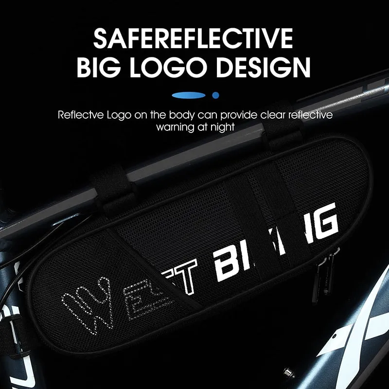 Bicycle Bag Front Tube Frame Cycling Triangle Bag Large Capacity MTB Road Bike Tools Pannier Bicycle Bag Accessories