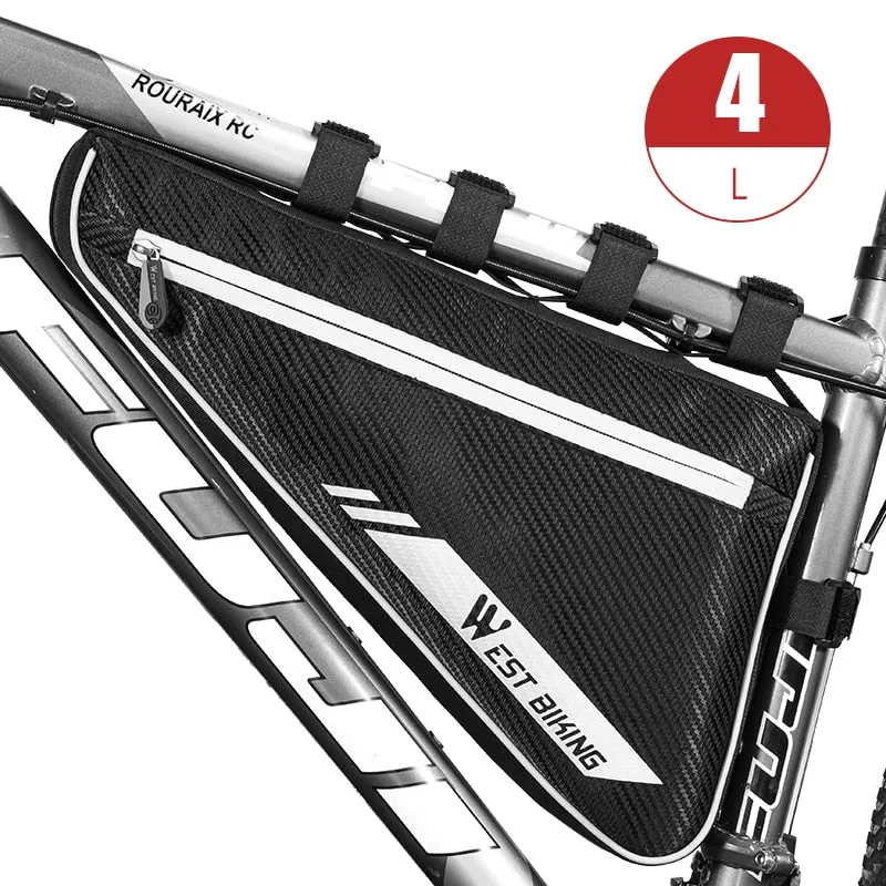 Bicycle Bag Front Tube Frame Cycling Triangle Bag Large Capacity MTB Road Bike Tools Pannier Bicycle Bag Accessories