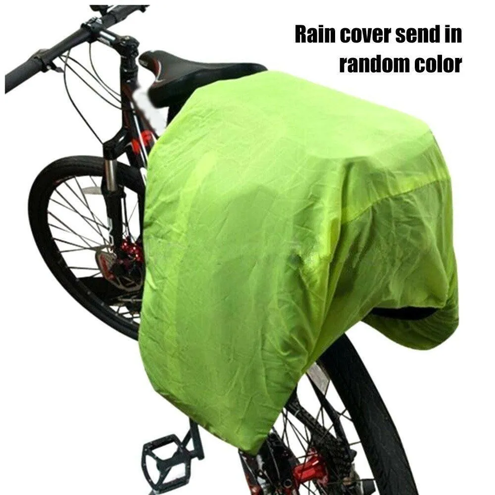 Bicycle Bike Rear Seat Bag Waterproof Bike Pannier Rack Pack Shoulder Cycling Carrier