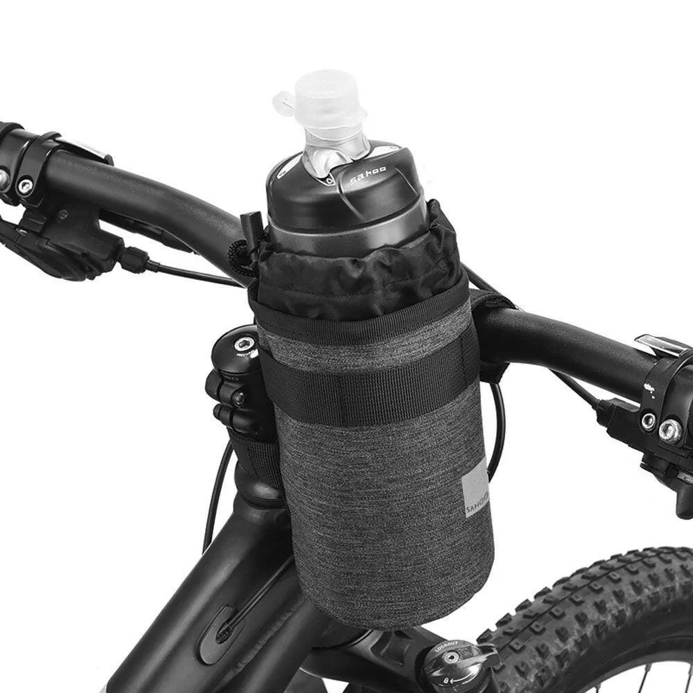 Bike Bicycle Handlebar Water Holder Bike Handlebar Bottle Bag Insulated Cup Drink Snack Holder