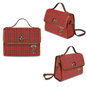 Binning Tartan Waterproof Canvas Bag with Family Crest