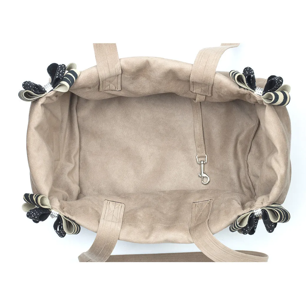 Black & Serengeti Double Nouveau Bow Luxury Carrier