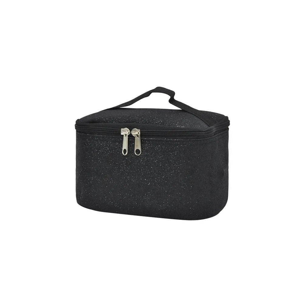 Black Glitter NGIL Cosmetic Case