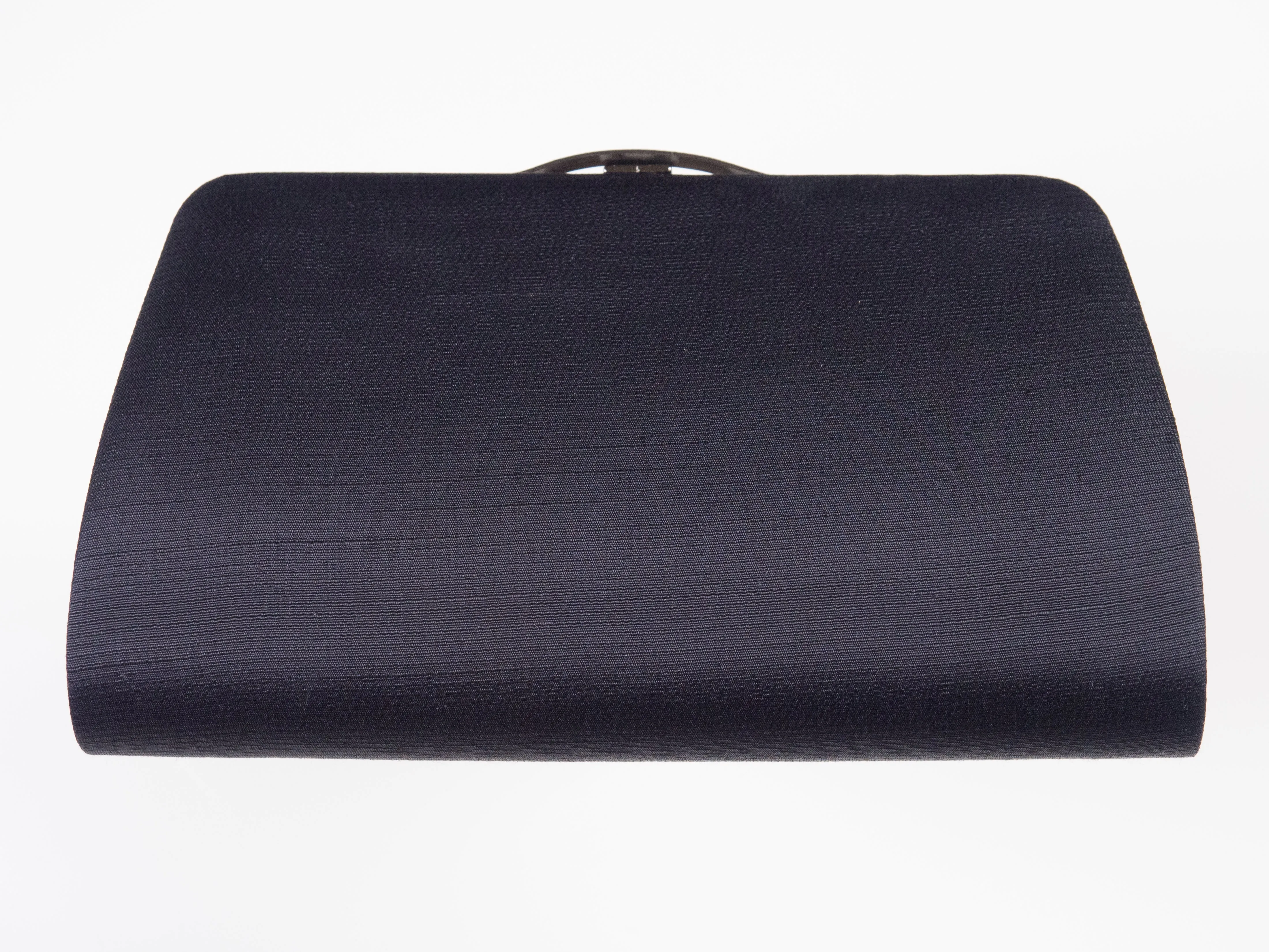 Black Kimono Clutch Bag