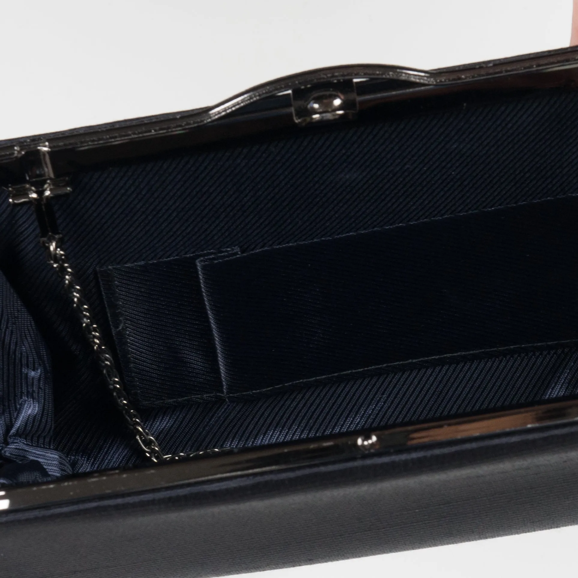 Black Kimono Clutch Bag