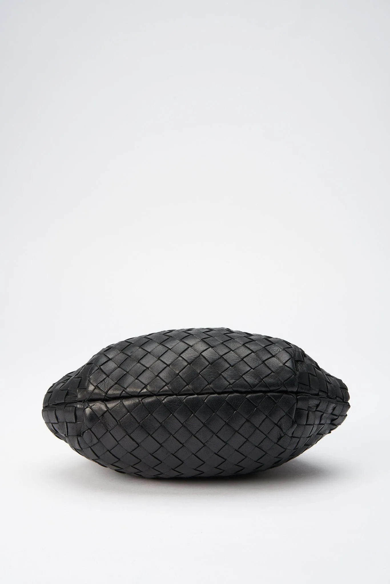 Bottega Veneta Intrecciato Leather Clutch Bag - Black