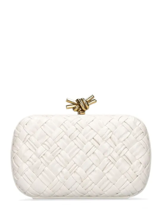 Bottega Veneta   Knot leather clutch 