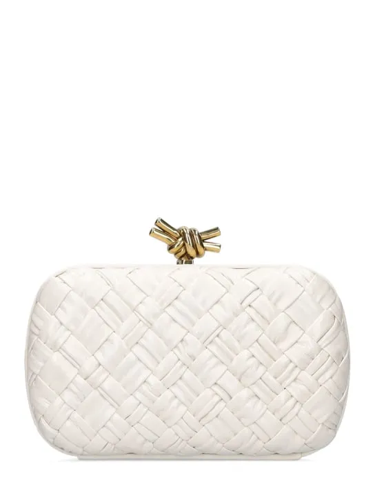 Bottega Veneta   Knot leather clutch 