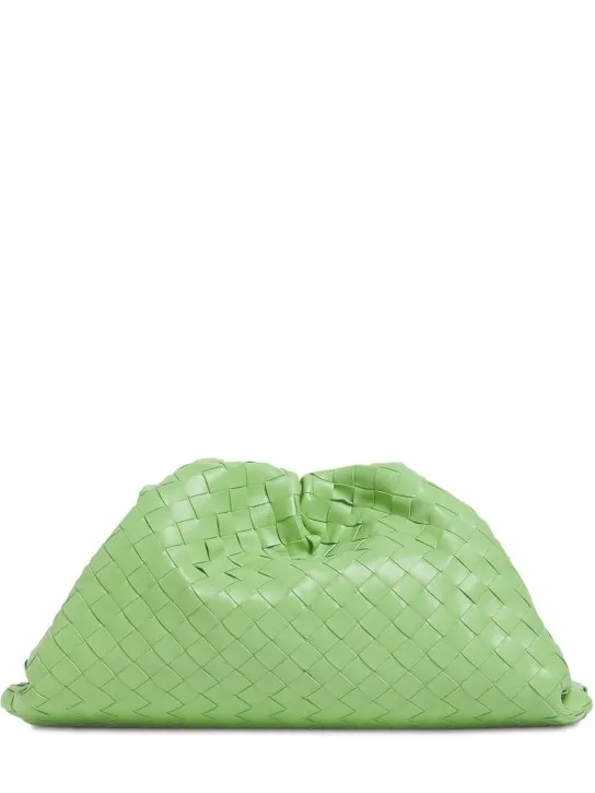 Bottega Veneta   The Pouch intreccio leather clutch 