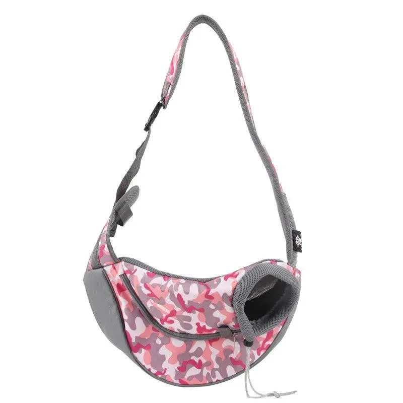 Breathable Pet Dog Sling: Stylish & Lightweight Travel Companion