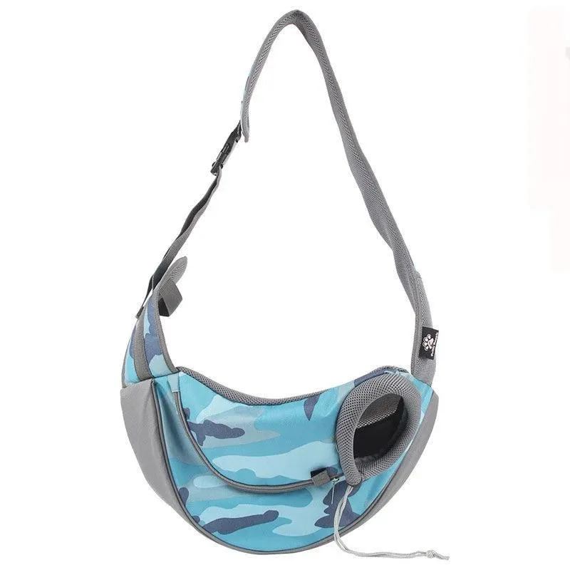 Breathable Pet Dog Sling: Stylish & Lightweight Travel Companion