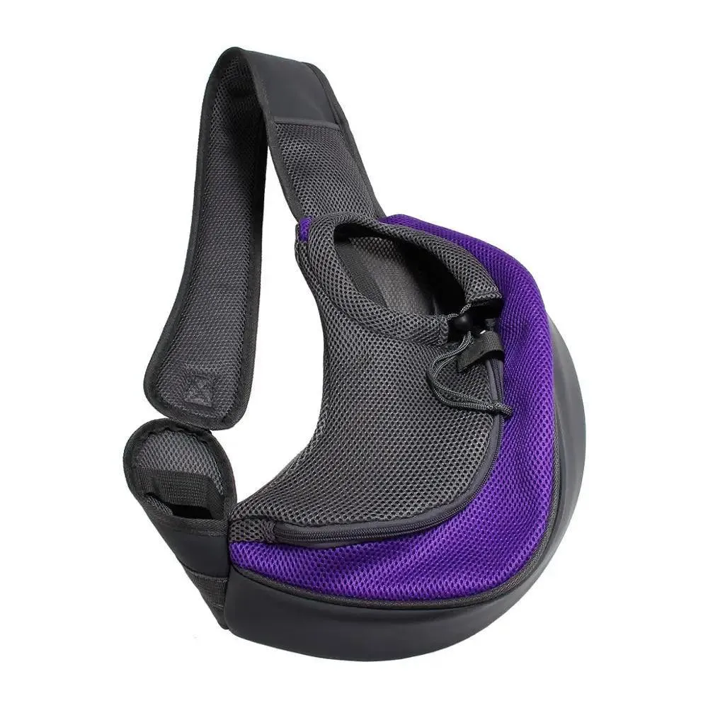 Breathable Pet Dog Sling: Stylish & Lightweight Travel Companion