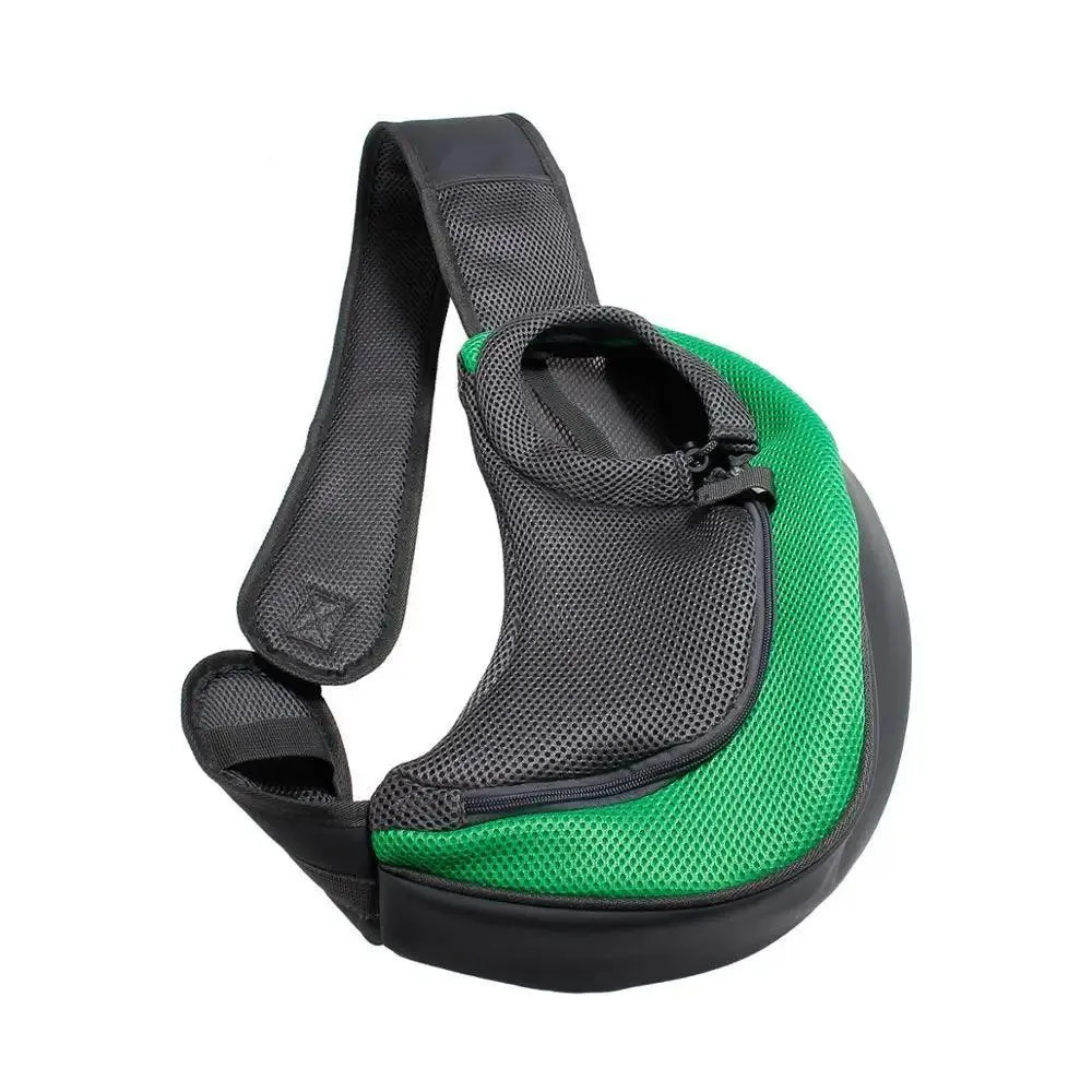 Breathable Pet Dog Sling: Stylish & Lightweight Travel Companion