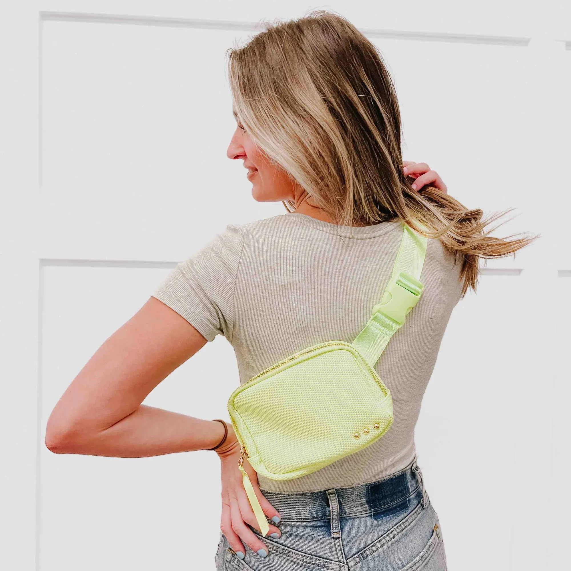 Brooklyn Bum Bag - Neon Yellow