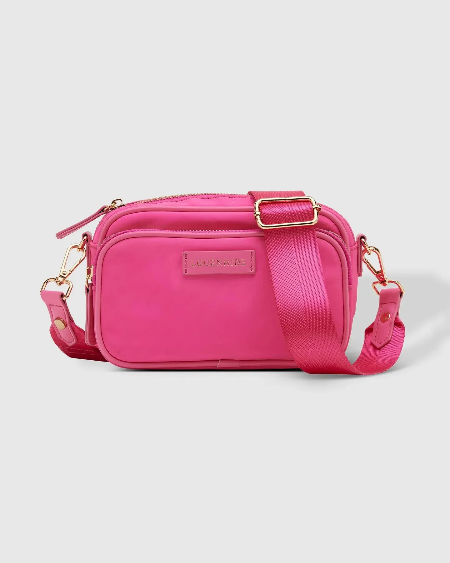 Cali Nylon Crossbody Bag Pink