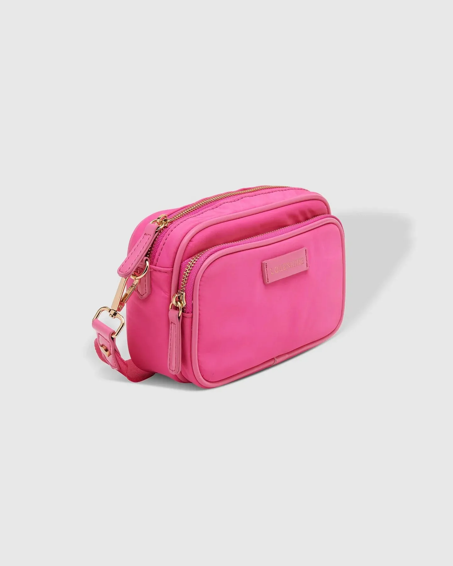 Cali Nylon Crossbody Bag Pink