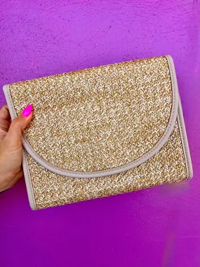 Cape Cod Woven Clutch