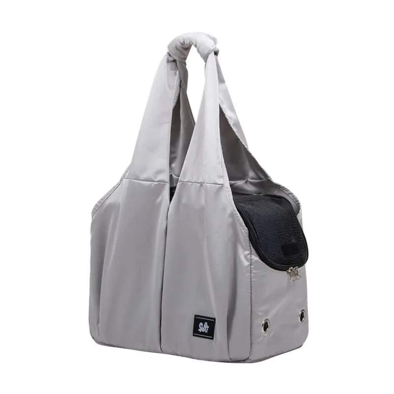 Chic Pet Tote Carrier with Enhanced Storage