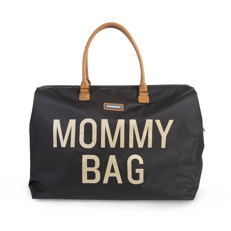 Childhome Mommy Bag Big Black Gold