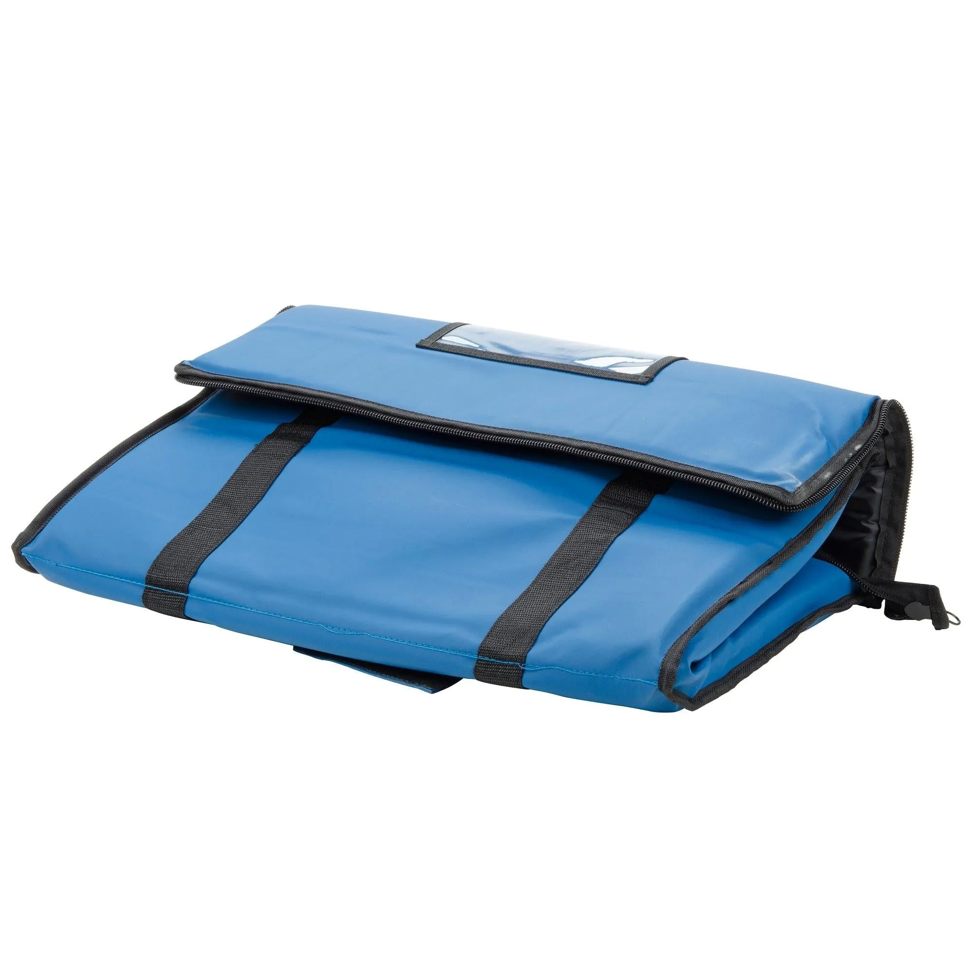 Choice 124FCARRBL 23" x 13" x 15" Insulated Nylon Top Loading Food Delivery Bag - Blue