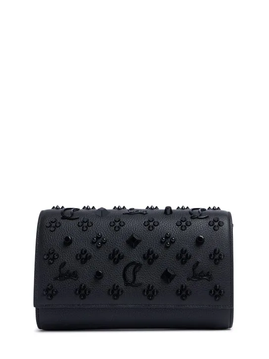 Christian Louboutin   Paloma Loubinthesky leather clutch 