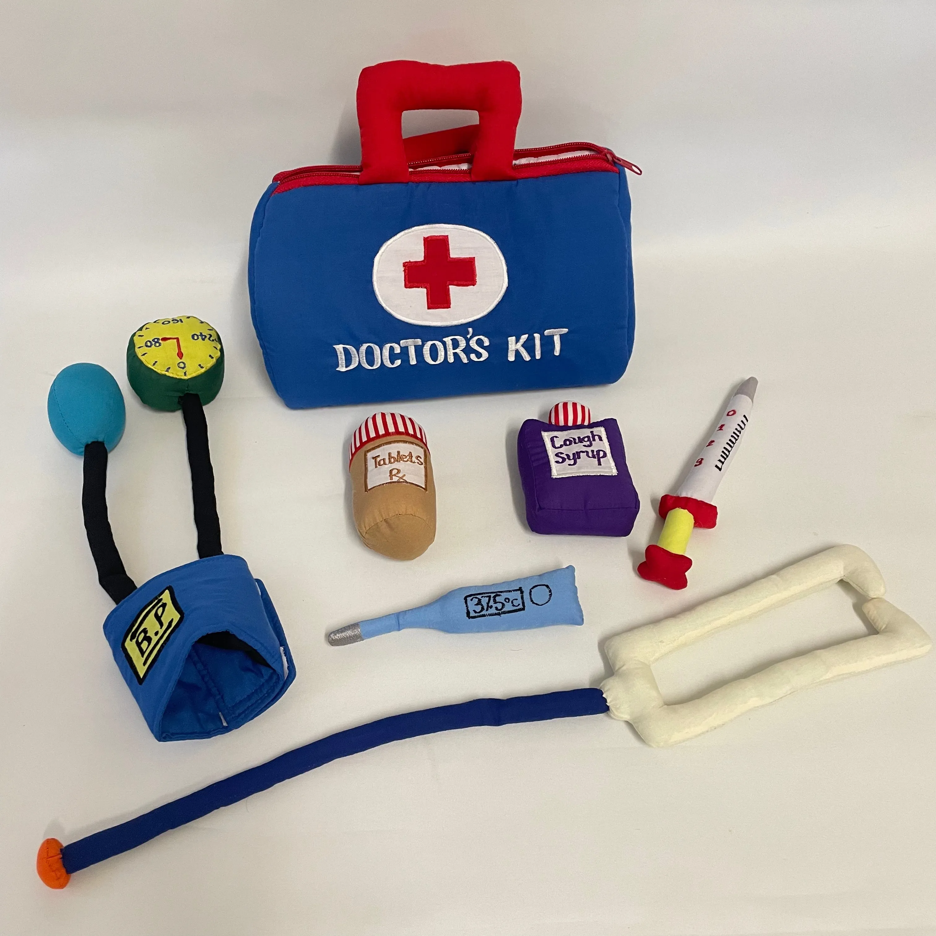 Cloth Activity Play Bag - Doctor's Kit