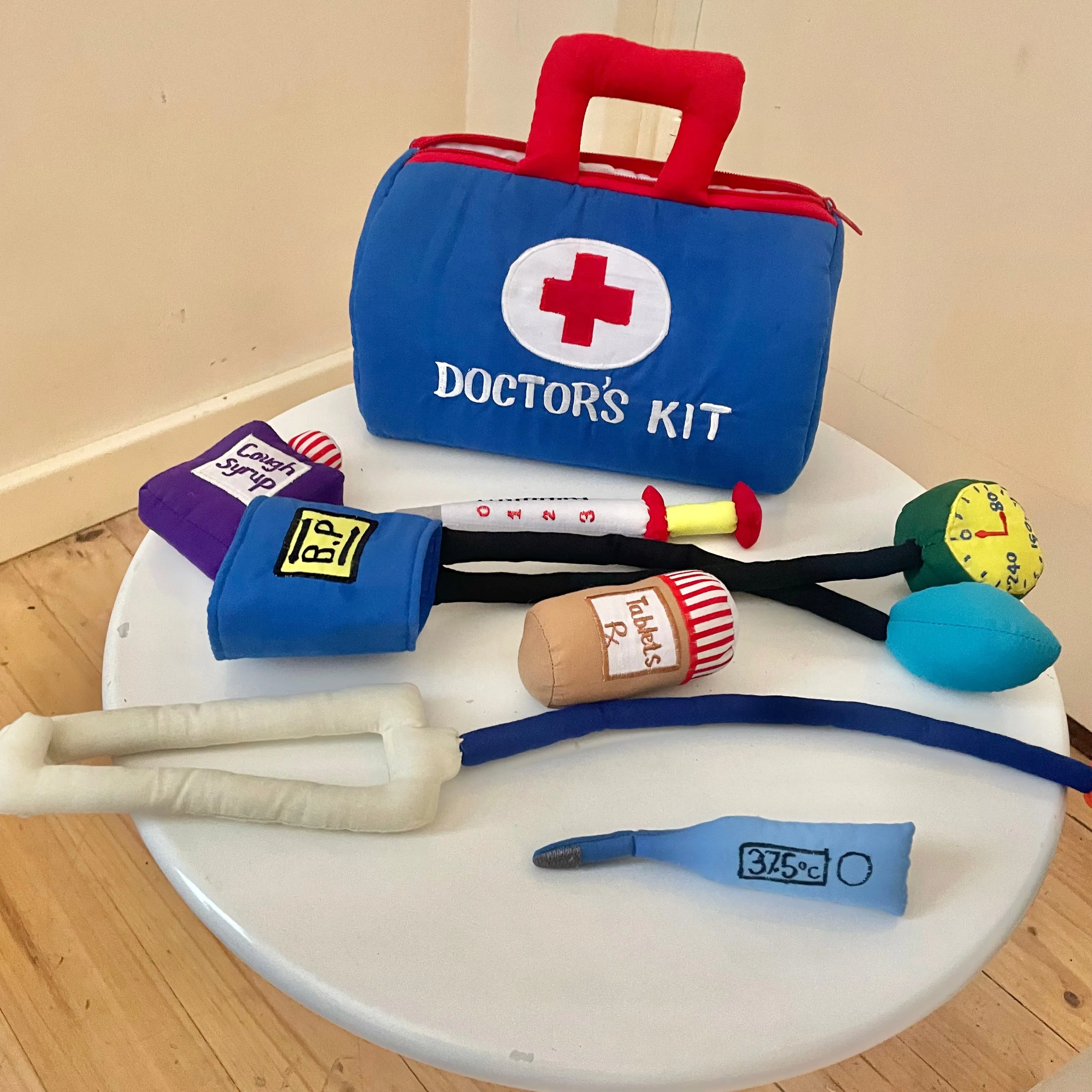 Cloth Activity Play Bag - Doctor's Kit