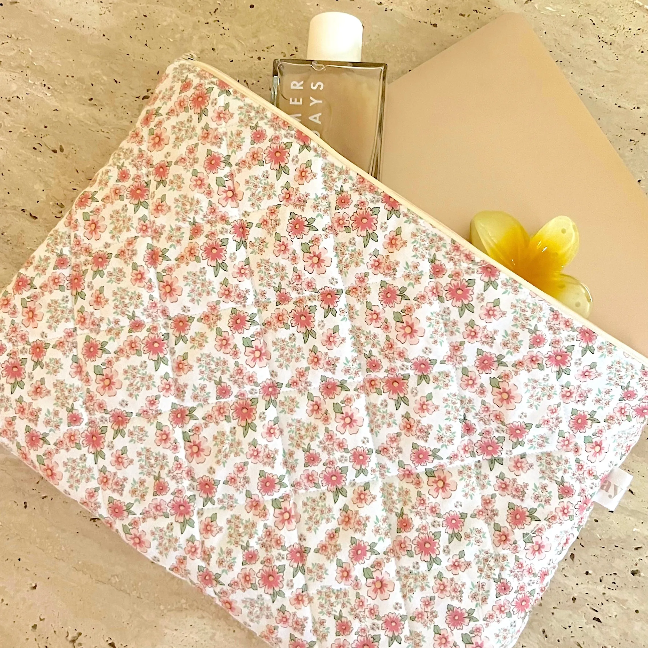 CREAM PINK FLORAL