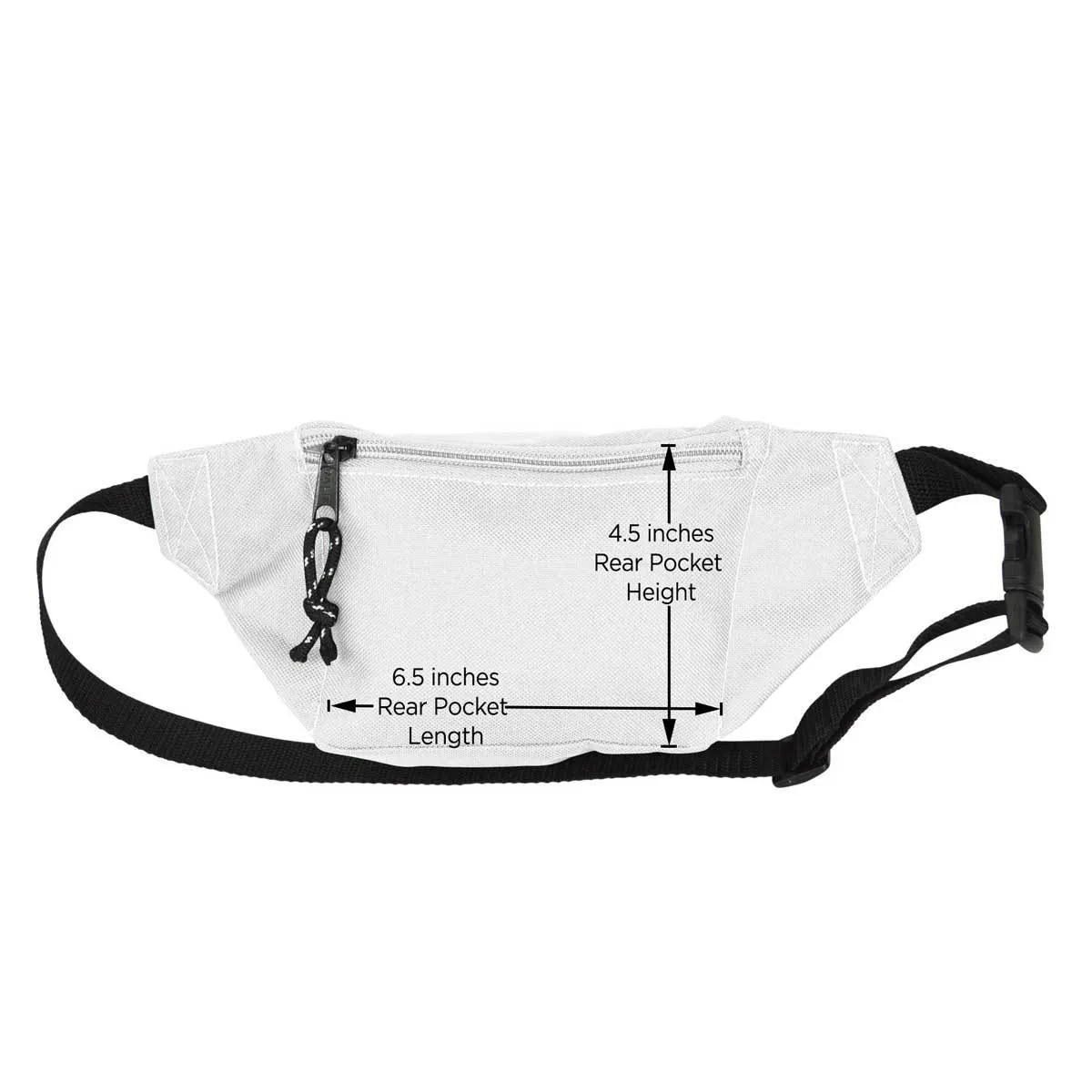 Dalix Small Fanny Pack Waist Pouch Travel Belt (24"-31")