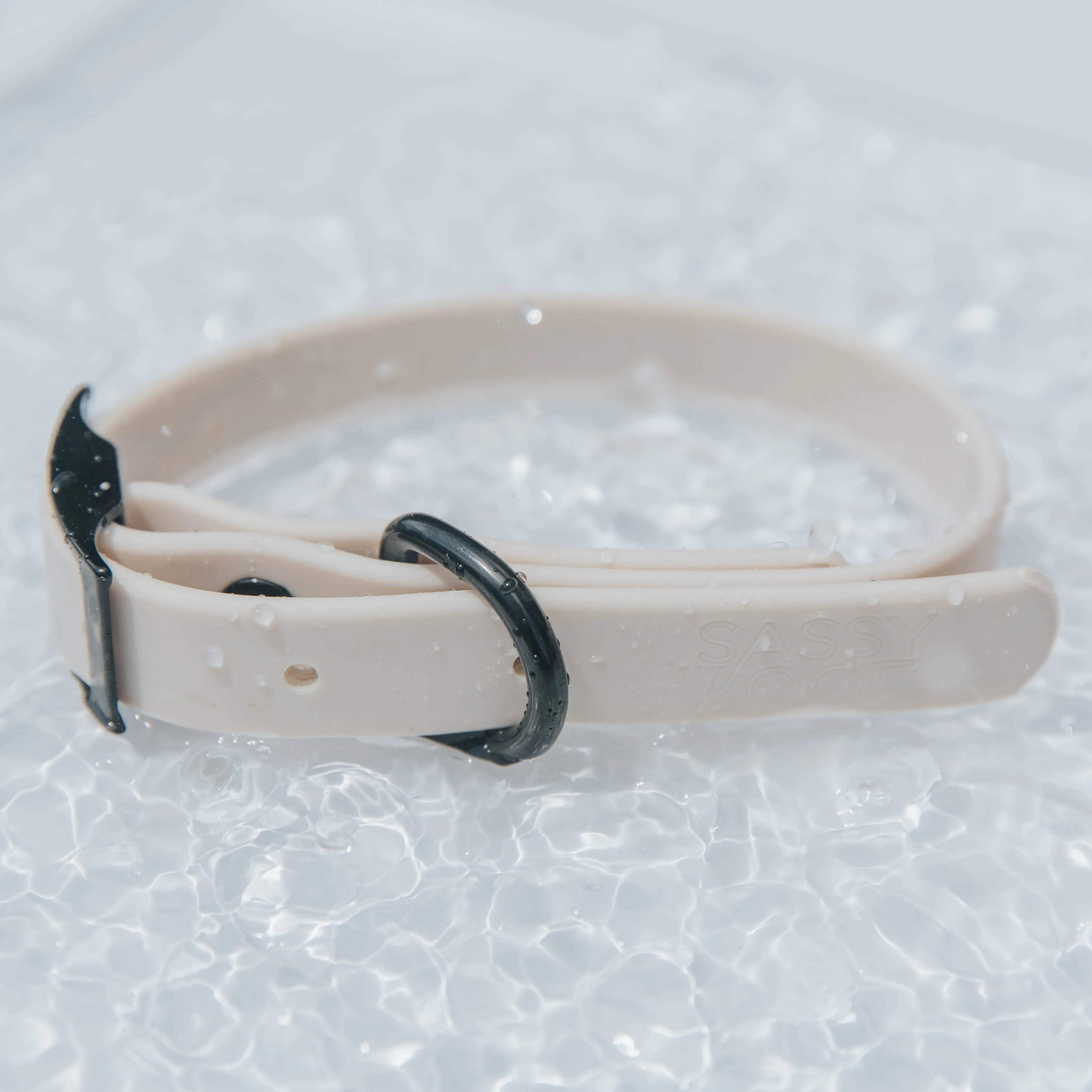 Dog Waterproof Collar - Beige