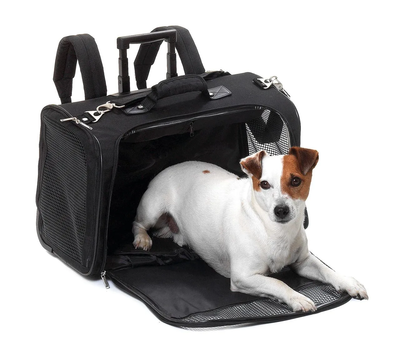 Dog/Cat Karlie Smart Trolley carrier - Black 52 x 26 x 34cm Max Load 15kg