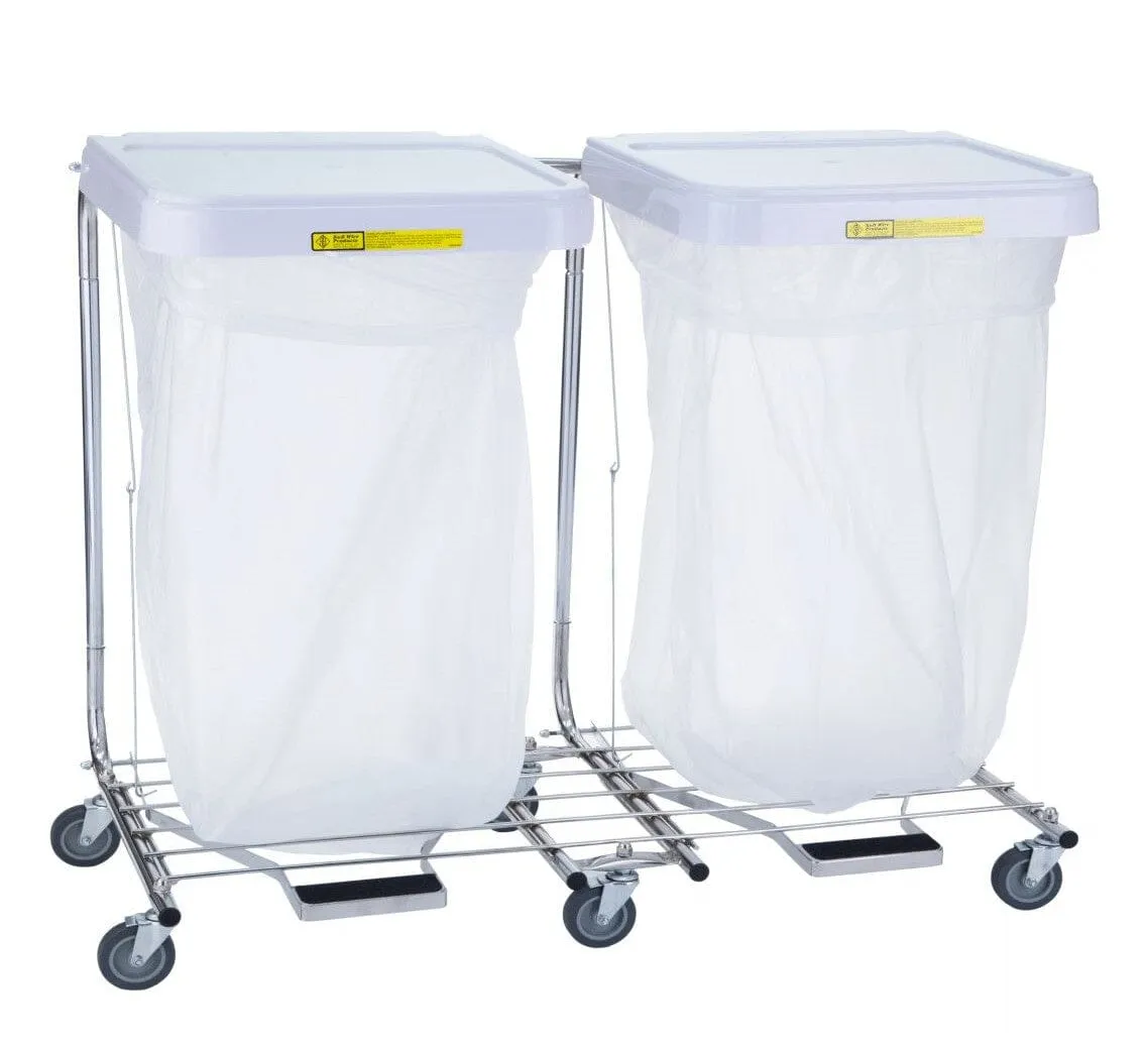 Double Medium Duty Medical Hamper - 32" High