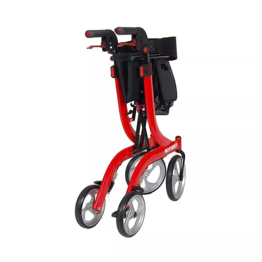 Drive Medical Nitro Euro Style Rollator Rolling Walker - Tall